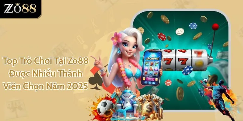 Top Trò Chơi Tại Zo88 Được Nhiều Thành Viên Chọn Năm 2025